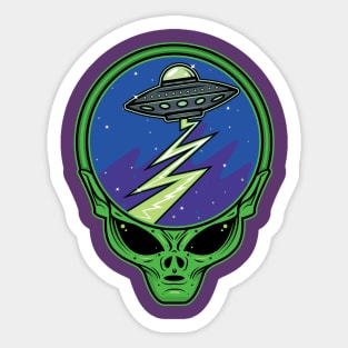 Steal Your Space Alien Edition Sticker